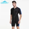 wholesale factory in China supply high quality mens 2mm short sleeve one-piece wetsuit smooth skin thermal swimsuit wetsuit