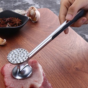 wholesale factory price Zinc alloy steak hammer double-sided loose meat hammer