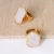Import Wholesale Geometric big huge  irregular conch shell natural pearl 18k gold plated stainless steel finger rings for girls from China