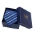 Import Wholesale Handmade Custom Embroidery Logo Polyester Necktie Plain Black Skinny Ties from China