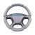 Import Wholesale High Quality Luxury 15 inch PU leather car auto accessories Designer Steering Wheel Cover from China