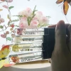 Wholesale high quality private label moisturizing vegan clear glitter flower lip gloss