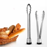 Wholesale high quality Stainless steel Food Clip  ice tongs party salad server tongs and function uses of bread food tongs
