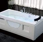 wholesale hotel rectangle simple corner acrylic massage spa tub