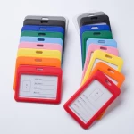 Wholesale ID Plastic Tag Staff Name Card Badge Cover Business Card Holder Cover
