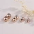 Import wholesale  jewelry accessories findings 925 sterling silver ball shape spacer beads gold plated beads for jewellery making from China