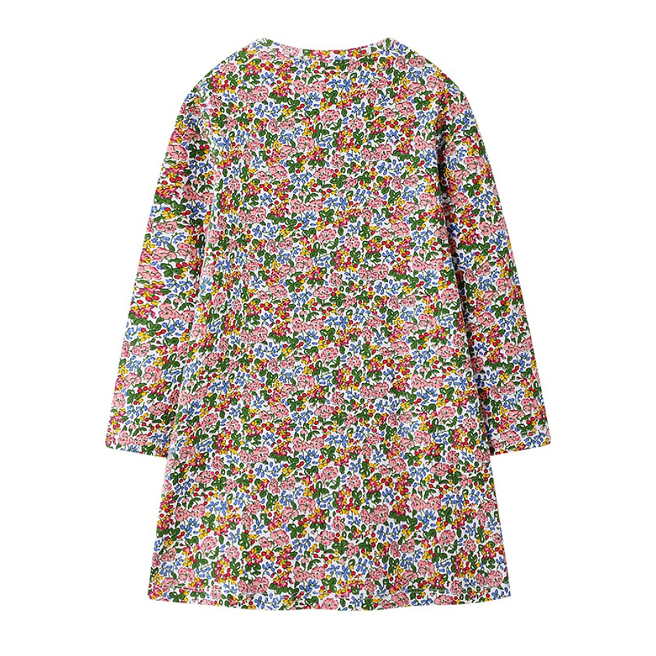 Wholesale Kid Dress Long Sleeve Cotton Printed Girls Dresses For Kids