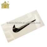 Wholesale main iron on heat transfer brand name design trademark silicone custom printed labels