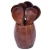 Import wholesale price round wooden spoon holder from India