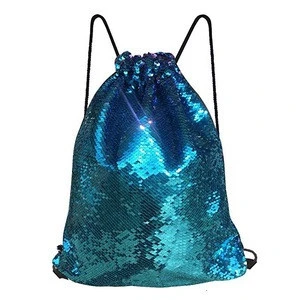 Wholesale Promotional Custom Sequin Drawstring Bag