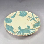 wholesale sea food restaurant use ceramic dinner dish plate