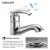 Import Wholesale Single lever bathroom faucet Chrome basin faucet for bathroom from China