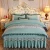 Import Wholesale Solid  Queen Bedspread Set Patchwork  Luxury Lace  Quilted Bedspread from China