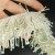 Import wholesale Stock 6 lines  blue white seed glass beads beaded ribbon tassel trim fringe from China