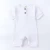 Import Wholesale Summer  Short sleeve Unisex Infant Clothing Ribbed Baby Romper Solid Color Newborn Baby Bodysuit from China