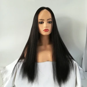 Wholesale unprocessed 10a grade virgin raw brazilian human hair full lace wig for black women
