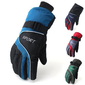 Wholesale winter warm outdoor riding waterproof gloves ski gloves
