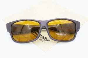 wholesales fullrim 100% anti-blue light blacking square-oval oversize fit-over orange color sunglasses gaming player eyewear 901