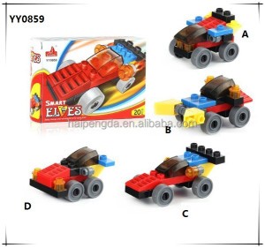 Wholesales Toys Kids Play Car Plastic Building Blocks Bricks Construction Toys