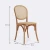 Import wicker chairs manufacturing high back Antique chairs wood  dining chair rattan furniture from China