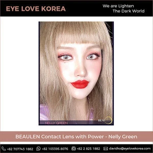 Widely Selling Best Quality BEAULEN Nelly Green Colored Contact Lenses with Power