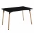 Import Widely Used Modern Furniture Rectangle Wooden Dining MDF Table from China
