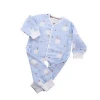 Winter cute baby clothes floral print cheap cotton infant baby sleeping bag