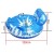 Import Winter Toys Inflatable Snow Tube Heavy Duty Inflatable Snow Sled Round Towable Snow Sledge for Kids and Adults from China