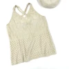 Winter warm womens sleeveless cashmere sweater top