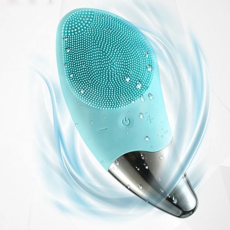 Wireless Face Exfoliating Electric Sonic face Cleansing Instrument/facial brush cleanser lectric facial cleansing