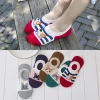 Women Cotton Cartoon Cat Socks Comfortable Summer Boat Socks Invisible girl boy slipper casual hosiery
