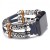 Import Women men alloy silver charms apple watch genuine leather wristband bracelet watch bands as gift from China