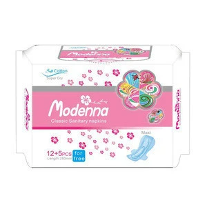 Women night use disposable menstrual pads dry care sanitary napkins hot sale in West Africa