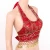 Import Women Padded Crop Top Glitter Sequins Beaded Tassels Halter Neck Back Tie Up Rave Clothes Club Wear Belly Dance Costume from China