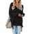 Import Women&#039;s Fashion Color Solid V-neck Wide Neck Pullover Sweater Plus Size from China
