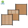 Wood-plastic garden fence wall panels waterproof and moisture-proof wood-plastic fence panels Outdoor villa fence panels