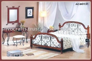 Wooden hotel bedroom furniture
