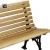 Import Wooden Slats Cast Aluminum Garden Bench Furniture Outdoor Metal Urban Street Bench from Republic of Türkiye
