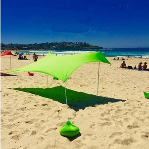 Woqi Sunshade Canopy Sail Roof Camping Rain Fly Tarp Beach SunShade/Beach Tent Sun Shelter