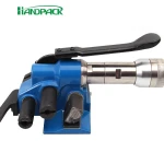 Woven band manual type strapping tool semi-auto tightner and shear machine