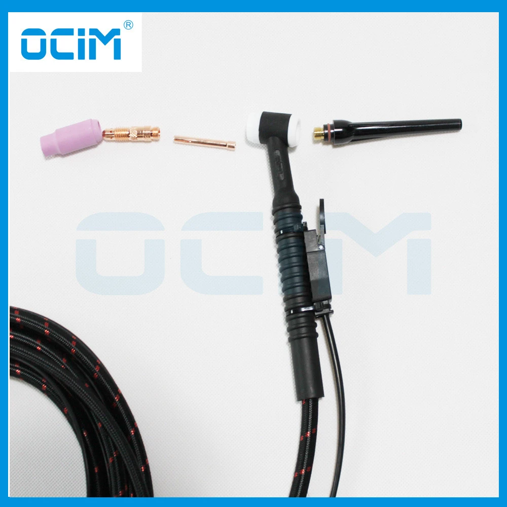 WP-17 Tungsten Argon Arc Welding Torch with 35-70mm Cable Connector