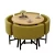 Import Xijiayi Furniture restaurant round dining tables and chairs fashion wrought iron table design cafe shop furniture from China