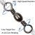 Import XUHANG SW002 round rolling barrel swivel fishing from China
