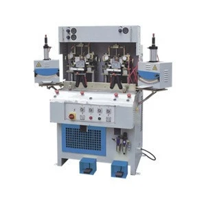 XY-801 Two hot molds and two cold molds manufacturing leather shoes toe moulding machine