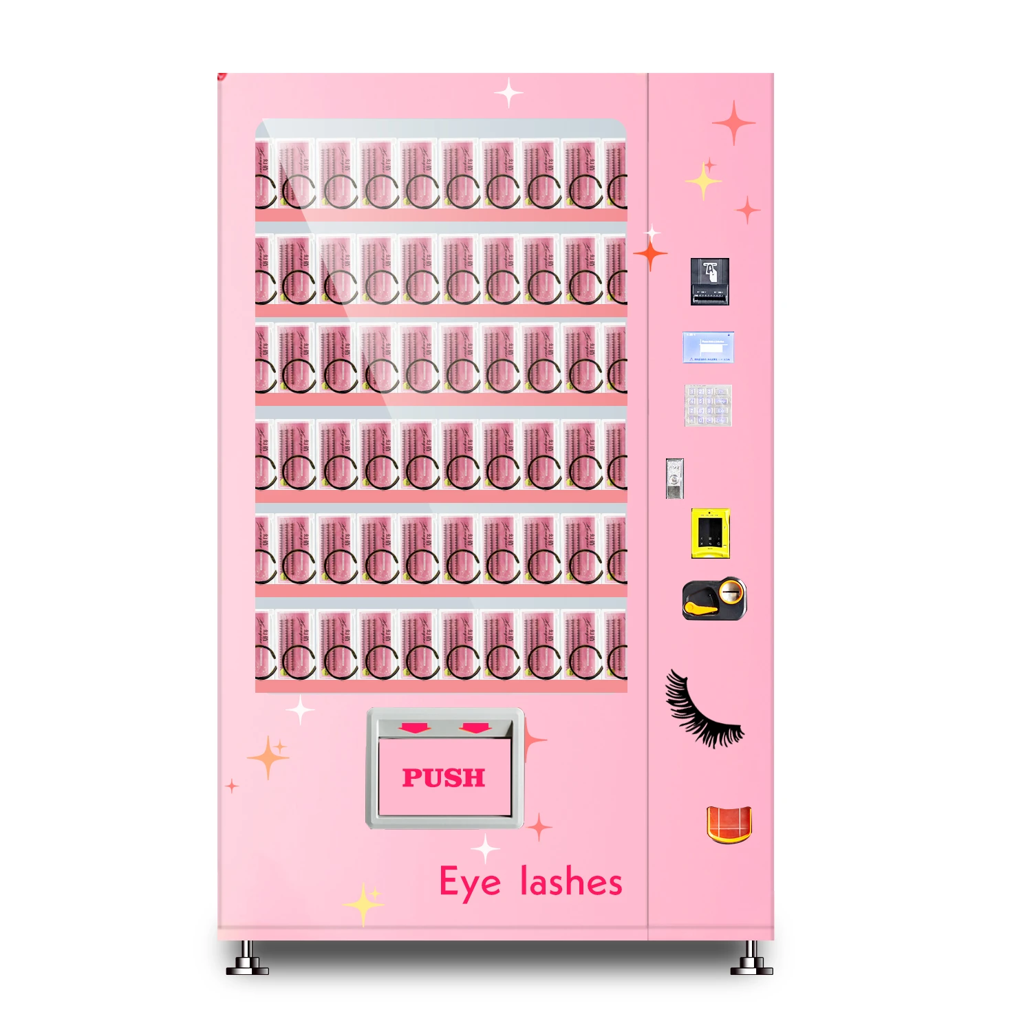 XY-DRY-10C Custom Digital Beauty Hair And Lash Vending Machines