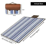 Ya Shine Foldable Park Blanket Beach Mat for Camping on Grass