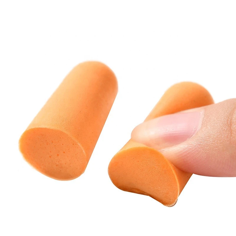 Yellow Soft Ear Plugs Foam EarplugsNoise Reduction for Hearing Protection Sleeping Hunting Learning
