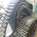 Ym C60r Dumper Undercarriage Use Rubber Track 600X100X80