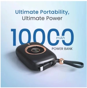 35W Lightweight Power Bank with Bidirectional Type-C Port – Fast Charging On-the-Go