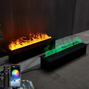 Indoor Decor Led Flame 3d Atomization Water Steam Vapor Electric Fireplaces